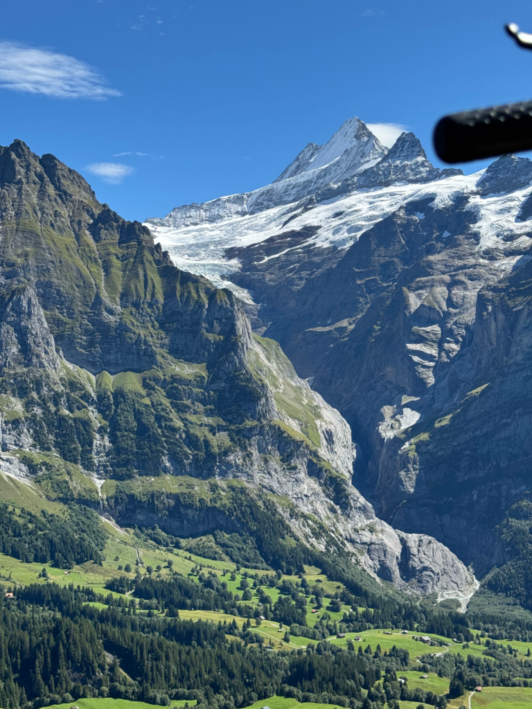 Grindelwald Switzerland scenic mountain view with Swiss Alps and green valley