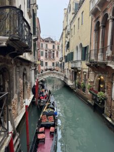 Gondolas in Venice Italy