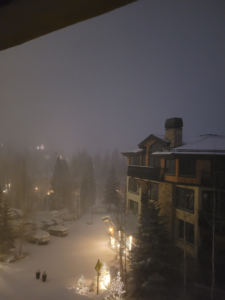 Snowing in Vail